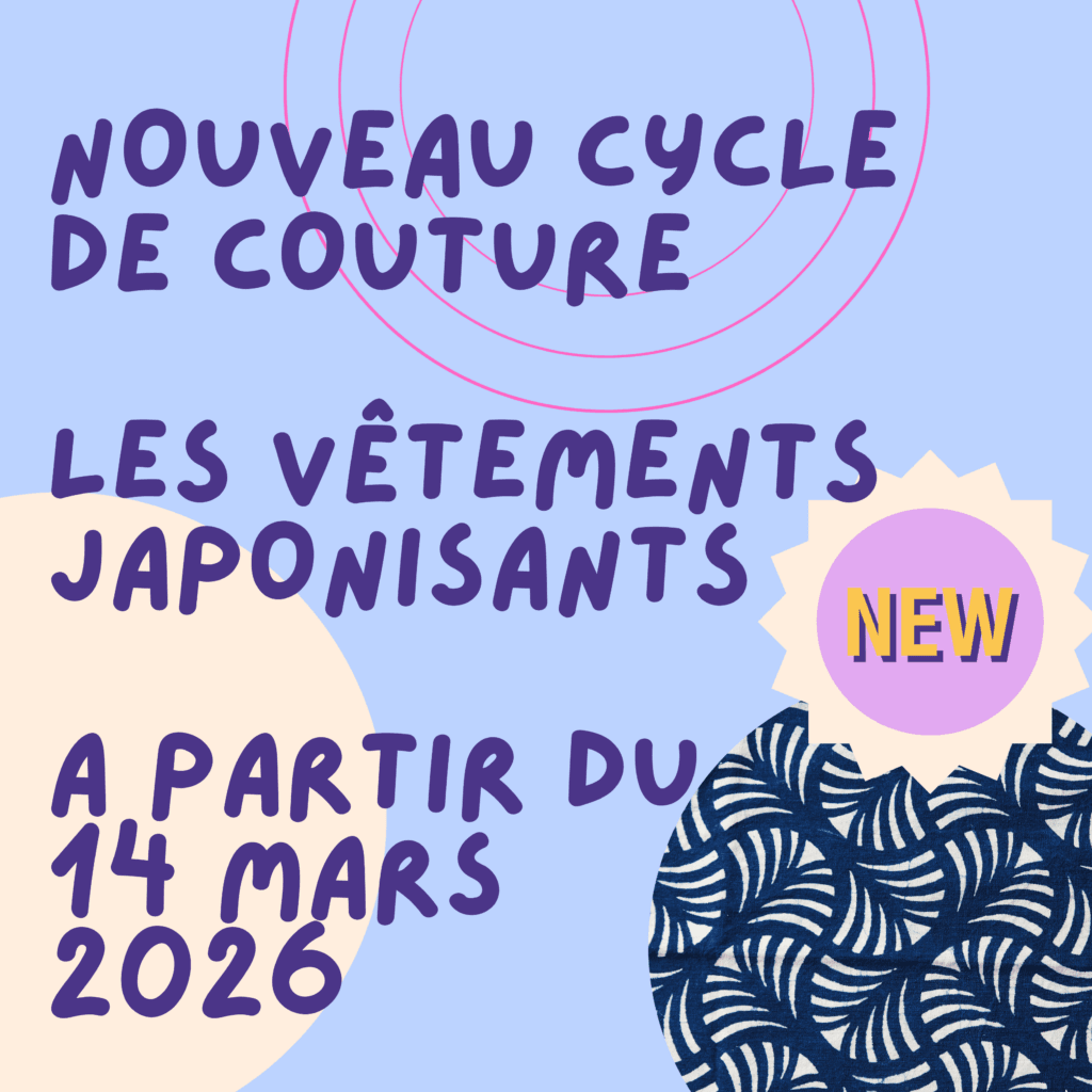 Nouveau cycle de couture, les vêtements japonisants
