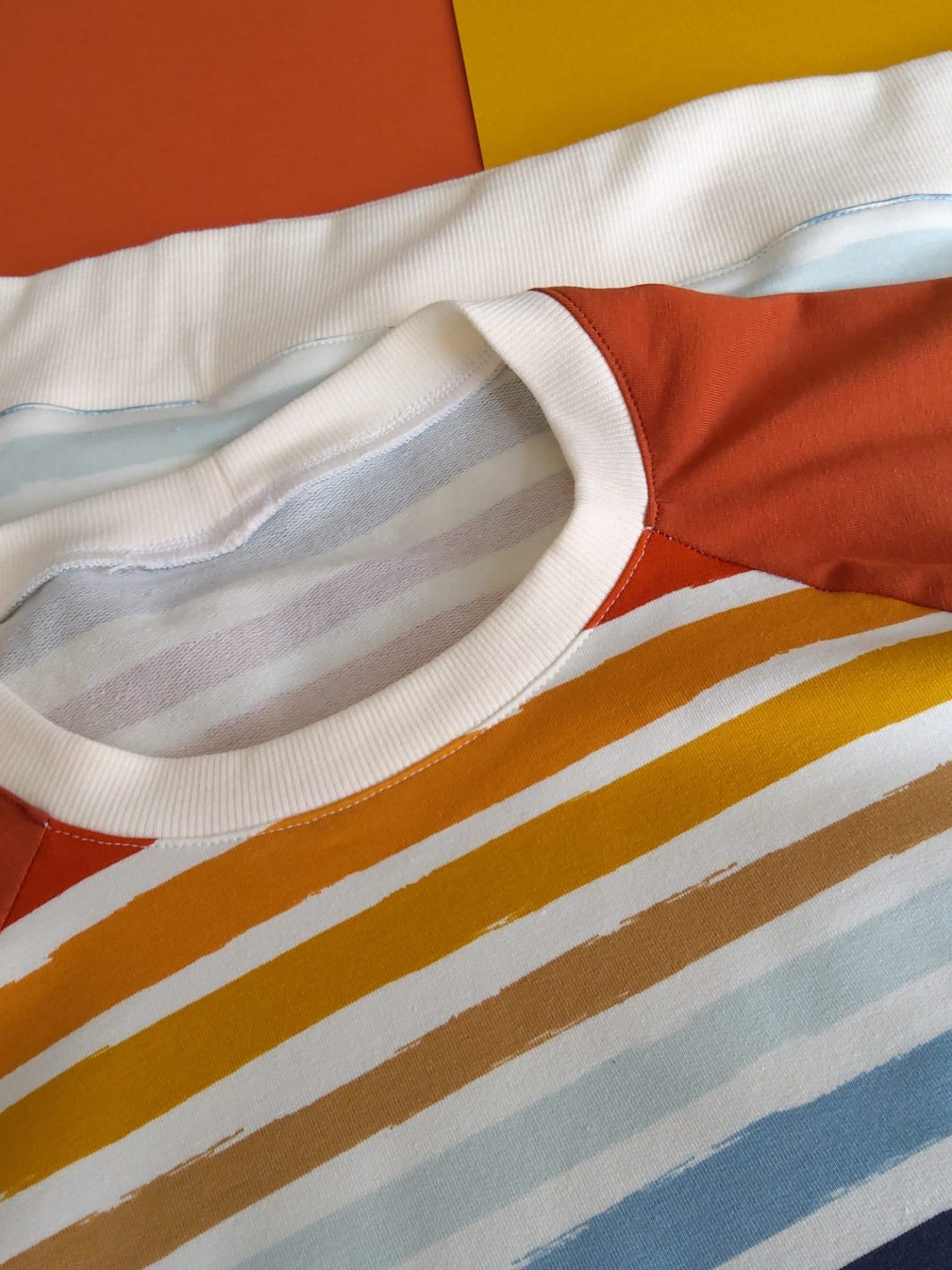 T-shirt homme, motif rayure, en coton bio
