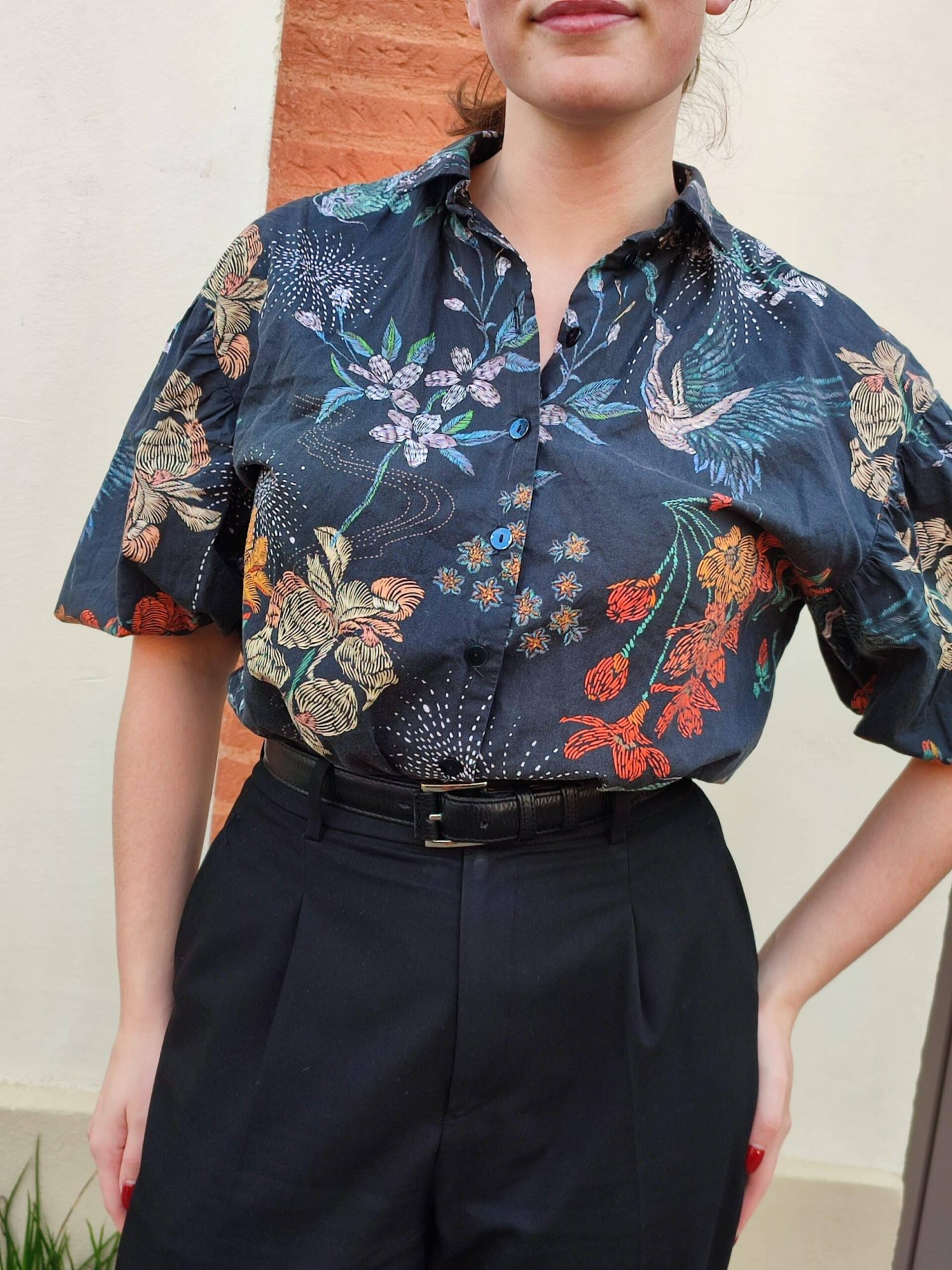 La blouse Carly en coton / modèle La maison victor